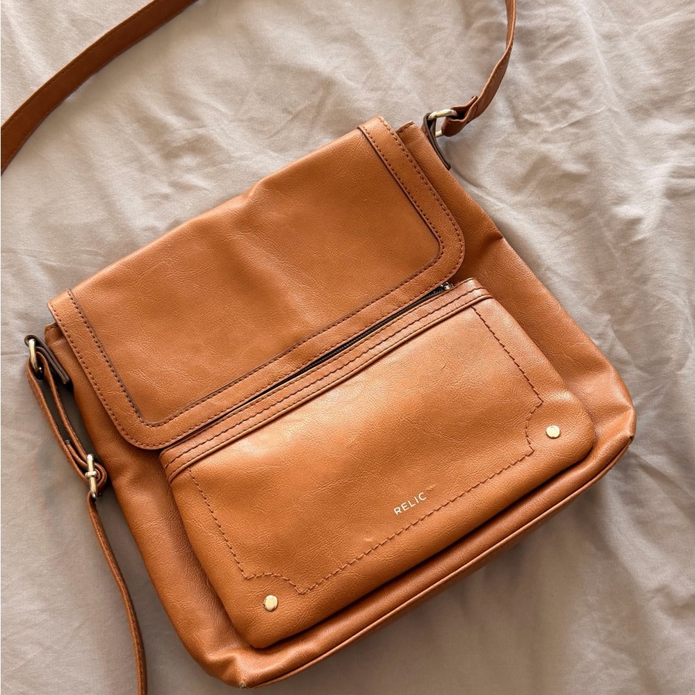 Relic Tan Crossbody Bag